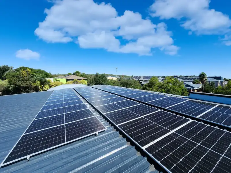Solar panels installed by Del Group on a Bloemfontein roof